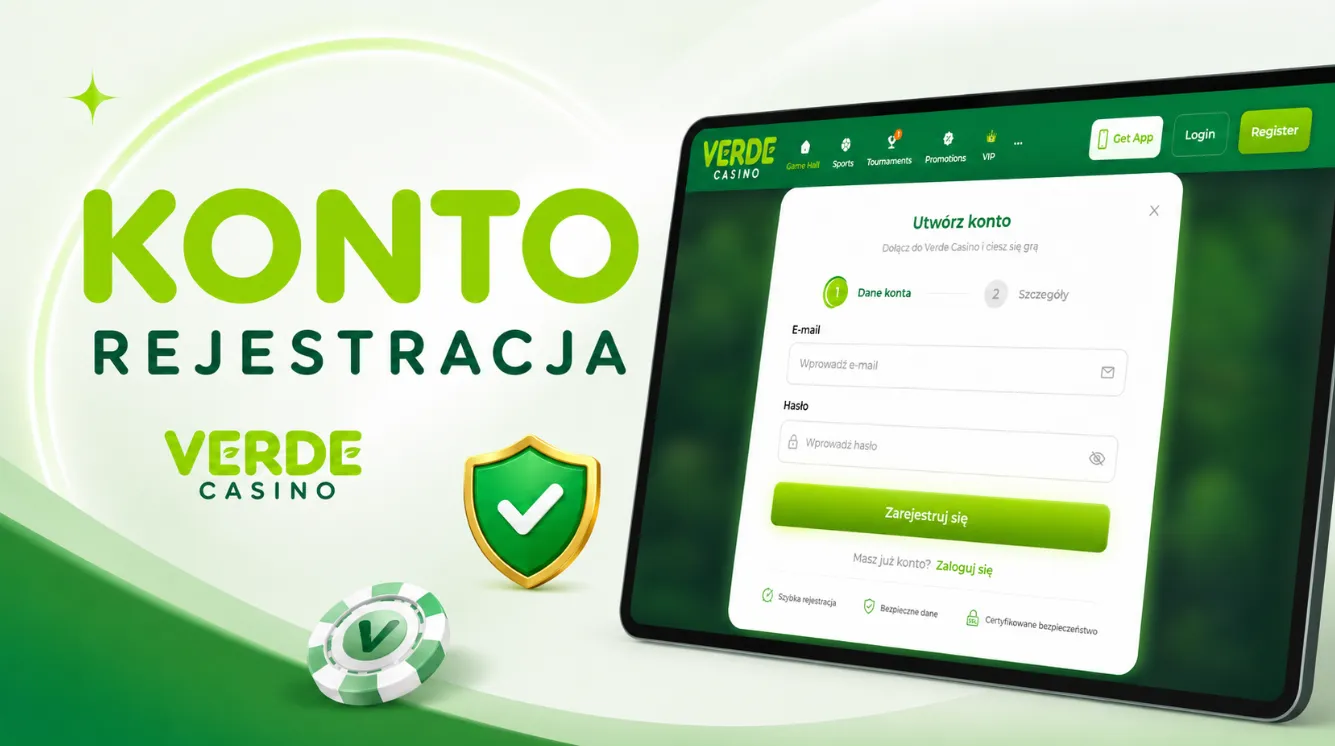 Konto gracza i Verde casino rejestracja bez zbędnych kroków