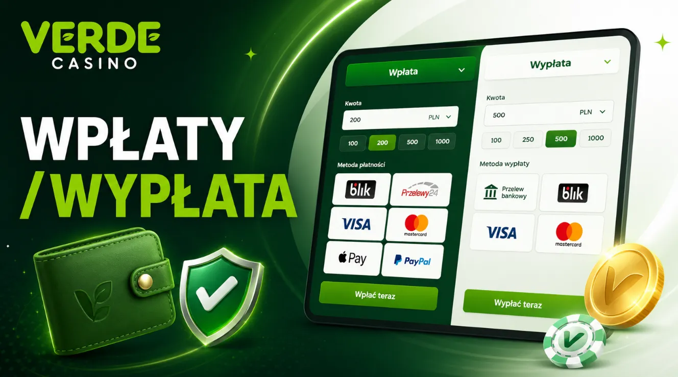 Wpłaty oraz Verde Casino ile trwa wypłata